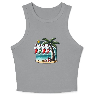 Discover Its Christmas in July folks! Crop Tank Top