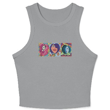 Discover Abstract Girls Crop Tank Top