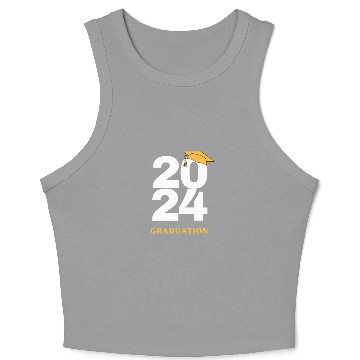 Discover 2024 Graduation Crop Tank Top