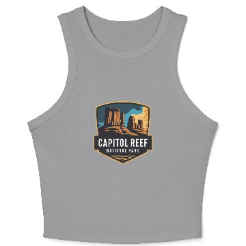Discover Capitol Reef National Park Crop Tank Top