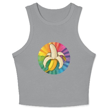 Discover LGBTQ Banana Crop Tank Top