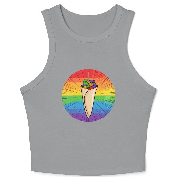Discover LGBTQ Kebab Crop Tank Top