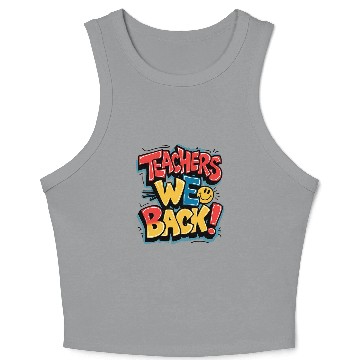 Discover Teachers back to school Crop Tank Top