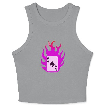 Discover Flaming Card - X-men Crop Tank Top