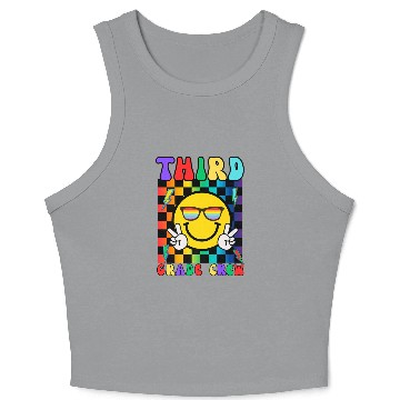 Discover Back School Teacher Premium Crop Tank Top