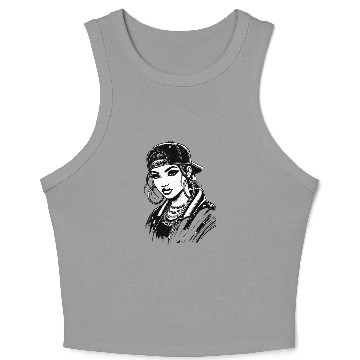 Discover Hip Hop Beauty Crop Tank Top