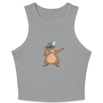 Discover Groundhog Marmot for a Marmot lover groundhog fan Crop Tank Top