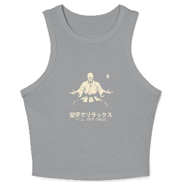 Discover RELAX WITH KARATE Dojo Crop Tank Top