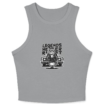 Discover GANGSTA CAT oversized Crop Tank Top