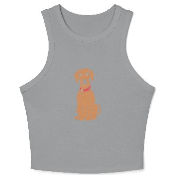 Discover Dog Puppy Pet Rhodesian Ridgeback Crop Tank Top