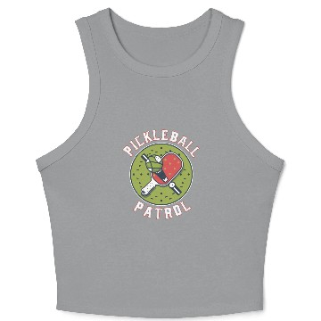 Discover Pickleball Patrol Crop Tank Top