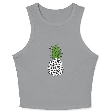 Discover PINEAPPLE SOCCER BALL Crop Tank Top