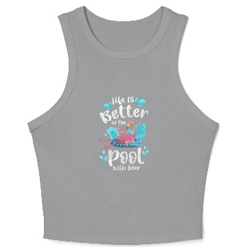 Discover Swimming Pool Sun Swimming Trunks Crop Tank Top