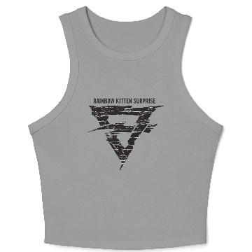 Discover Rainbow Kitten Surprise Indie Band Tribute Crop Tank Top