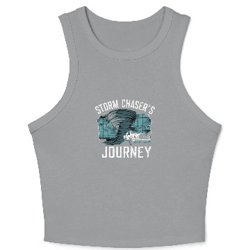 Discover Tornado Chasing Adventures: Embrace Nature's Fury Crop Tank Top
