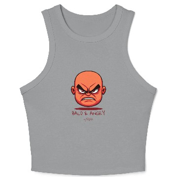 Discover Bald and Angry Crop Tank Top