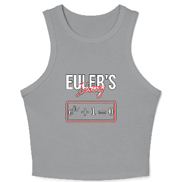 Discover Euler's Identity Where Math and Magic Converge Crop Tank Top