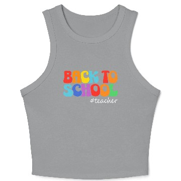 Discover Back to school teacher Crop Tank Top