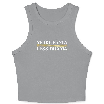 Discover Pasta Italian Lover Spaghetti Eater Crop Tank Top