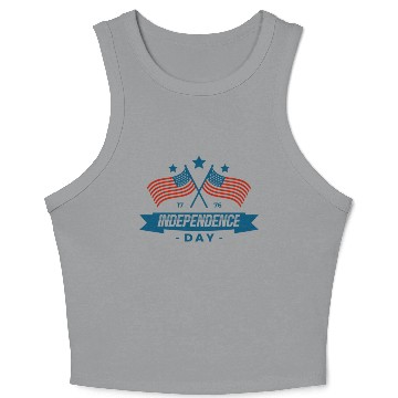 Discover Independence day Crop Tank Top