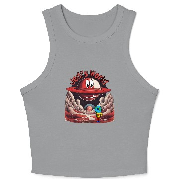 Discover Jedi s World Planet World Crop Tank Top