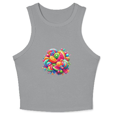 Discover Delicious Vibration Crop Tank Top