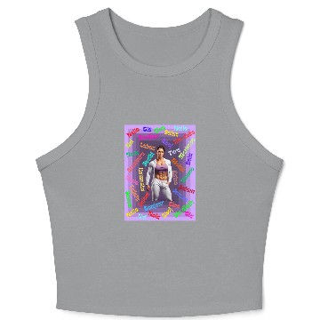 Discover Multi language gym design Crop Tank Top