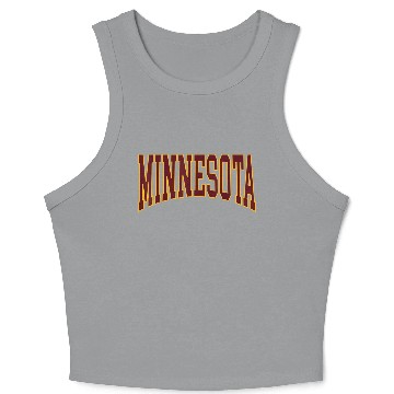 Discover Minnesota Designs Crop Tank Top
