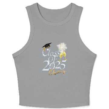 Discover Class of 2025 cheers Crop Tank Top