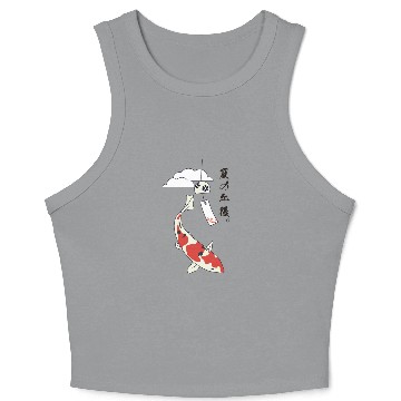 Discover Summer Afternoon in the sky Crop Tank Top