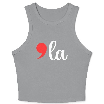 Discover Comma La - Kamala Harris 2024 Crop Tank Top