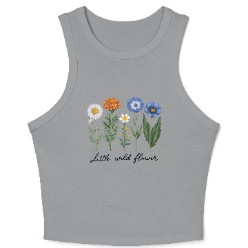 Discover Little Wildflower Crop Tank Top