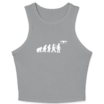 Discover Drone Pilot Evolution Quadcopter Crop Tank Top