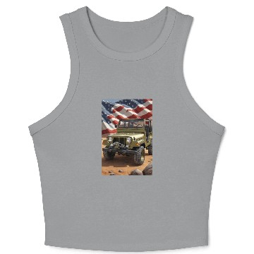 Discover Jeep US Crop Tank Top