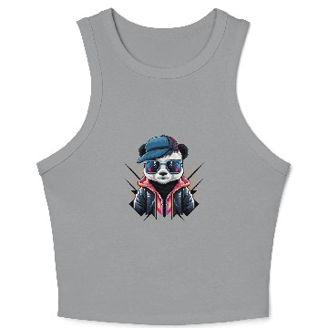Discover Baby Panda Crop Tank Top