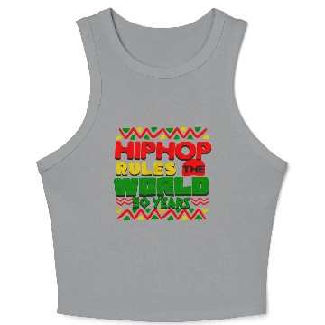 Discover Hip Hop Rules Crop Tank Top