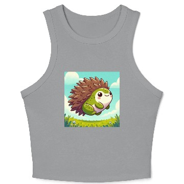 Discover The frog-hedgehog Crop Tank Top