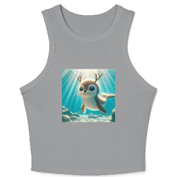 Discover The seal-deer Crop Tank Top