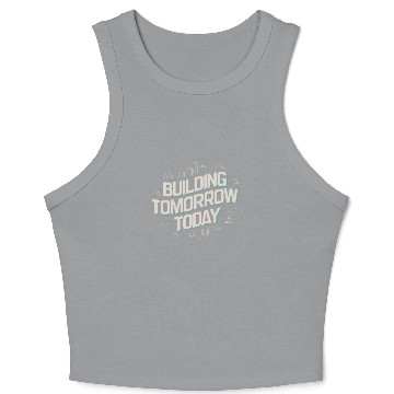 Discover Robotics AI Automation Machine Learning Crop Tank Top