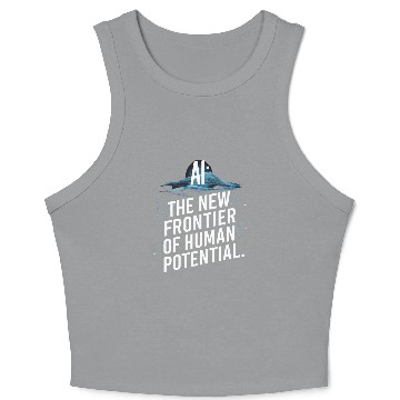 Discover Robotics AI Automation Machine Learning Crop Tank Top