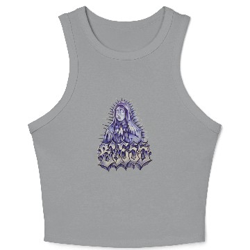 Discover Blessed Crop Tank Top