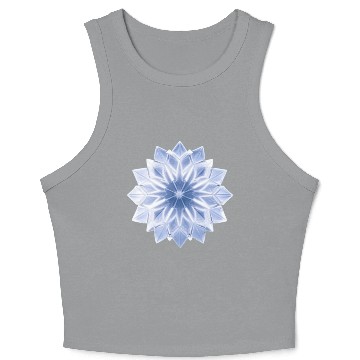 Discover Ice Crystal Crop Tank Top