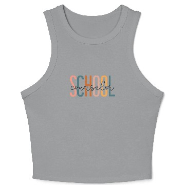 Discover School Counselor School Counselor Crop Tank Top