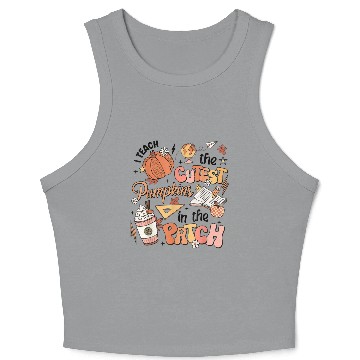 Discover I Teach The Cutest Pumpkins In The Patch Autumn Fa Crop Tank Top