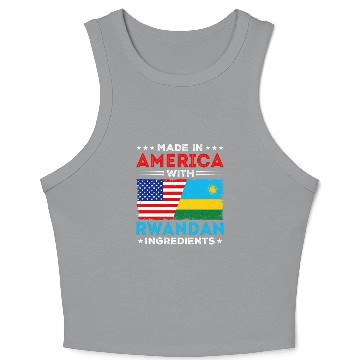 Discover American Crafted Rwandan Powered Rwanda Crop Tank Top