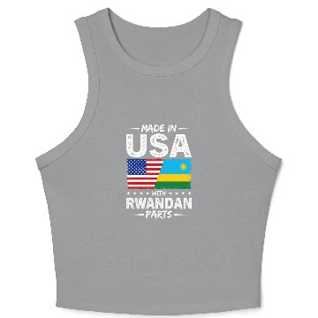Discover American Crafted Rwandan Powered Rwanda Crop Tank Top