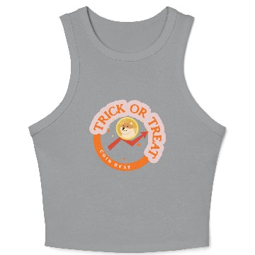 Discover Trick or Treat Doge Trends Crop Tank Top