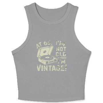 Discover 65th Birthday Crop Tank Top for him