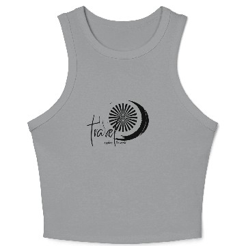 Discover Travel and explore the world Crop Tank Top