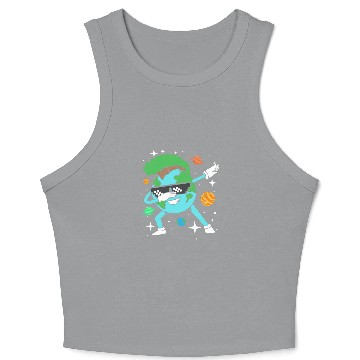 Discover Dabbing Earth Geoscience For Earth Science Teacher Crop Tank Top
